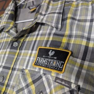 Plaid Brewery‎ Shirt with Farmstrong Patch